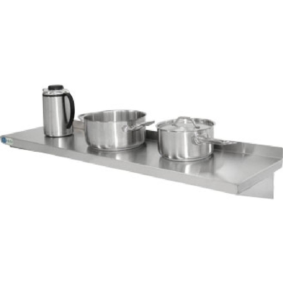 Vogue Edelstahl-Wandregal 180 cm - Extra Stauraum für Ihr Zuhause