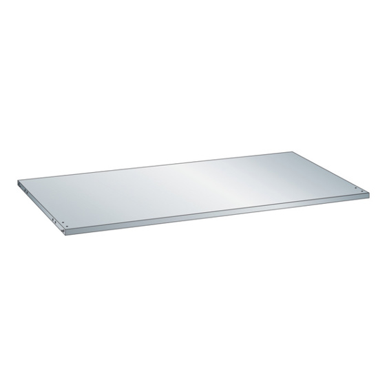 Zusatzfachboden Lagerregal Lista L1006 - 850mm x 300mm - Tragkraft 80kg - Glatt - RAL7035 - #50.035.020